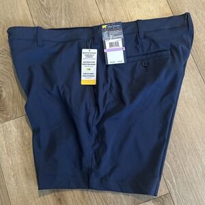 Jack Nicklaus Men's Navy Blue Golf‎ Performance Chino Shorts Stretch UPF 50 38